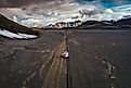 A massive plateau created by lava deposits in the Highland of Iceland.