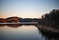 Sunset over Quartz Mountain State Park, Oklahoma