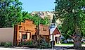 Medora, North Dakota ND US near the Badlands and Theodore Roosevelt National Park. Editorial credit: Dennis MacDonald / Shutterstock.com