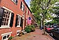 Historic homes in New Castle, Delaware. Image credit Khairil Azhar Junos via Shutterstock