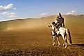 Ancient Mongolian warrior