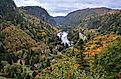 Agawa River running through the Agawa Canyon.