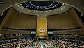 NEW YORK, USA - Sep 29, 2015: A Speech During a General Assembly of the United Nations in New York