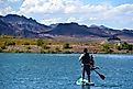 Kayaking near Las Vegas.