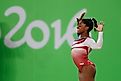 Simone Biles at the Rio 2016 Summer Olympic Games. Editorial credit: Focus Pix / Shutterstock.com