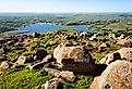 Overlooking the Wichita Mountains National Wildlife Refuge.