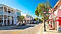 street view in the beautiful town of Key West, Florida