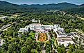 Aerial view of Greenbrier, West Virginia.