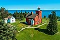 The Two Harbors Light Station in Two Harbors, Minnesota. Image credit Dennis MacDonald via Shutterstock