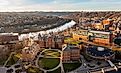 West Virginia University campus in Morgantown, West Virginia. Editorial credit: Steve Heap / Shutterstock.com