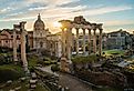 Roman Forum ruins. Image credit Ioana Catalina E via Shutterstock