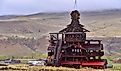 This is the Smith Mansion just outside Cody, Wyoming. Editorial credit: Grossinger / Shutterstock.com