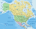 Map of North America