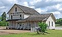 Lee and Gordon's Mill, a historical landmark in Chickamauga, Georgia.