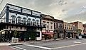 Scenes from downtown Tuscumbia, Alabama - shops and restaurants. Editorial credit: Luisa P Oswalt / Shutterstock.com