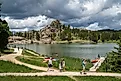 The beautiful Sylvan Lake in South Dakota.