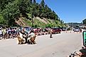 Wild west show in deadwood South Dakota