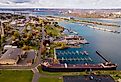 Soo Locks in Sault Ste Marie, Michigan. Image credit Matthew G Eddy via Shutterstock