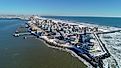 Aerial view of Absecon Island​.