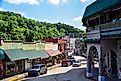 Historic downtown Eureka Springs, Arkansas. Editorial credit: Rachael Martin / Shutterstock.com