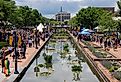 Frederick PRIDE festival at Carroll Creek Park, Maryland. Image credit blubird via Shutterstock