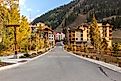 Taos Ski Valley, New Mexico in fall.