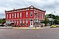 The historic City Hall building in the town of Lindsborg, Kansas. Editorial credit: Stephanie L Bishop / Shutterstock.com