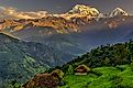 Himalayas in Nepal.