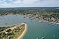 Aerial view of Martha’s Vineyard, Massachusetts