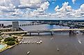 St. Johns River in downtown Jacksonville, Florida