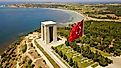 Aerial view of the Gallipoli Peninsula. Editorial credit: Bekir Vahit Telli / Shutterstock.com