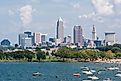 Lake Erie in Cleveland, Ohio.