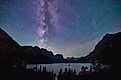 Night sky in Glacier National Park.