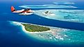 Maldives from the air.