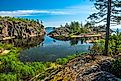 Lake Ladoga, Russia. 