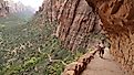 Angels Landing at Zion National Park.