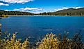 View of Spooner Lake near Lake Tahoe, Nevada. 