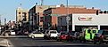 Downtown Hastings, Nebraska: south side of 2nd Street. Camera is facing east-southeast from about Lexington Avenue.