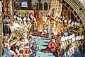 Coronation of Charlemagne in Vatican Museum, Rome, Italy. Editorial credit: Viacheslav Lopatin / Shutterstock.com