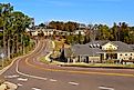 The road through Oxford, Mississippi.