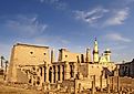 Luxor temple. Thebes, Egypt, UNESCO World Heritage Site. Image credit: Pecold via shutterstock