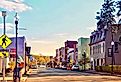 Penn Yan Historic District in Penn Yan, New York. Editorial credit: PQK / Shutterstock.com.