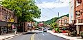 Main Street in the town of Boone in North Carolina. Editorial credit: Nolichuckyjake / Shutterstock.com