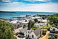 The gorgeous town of Mackinac Island, Michigan.