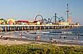 The pier at Galveston Island.