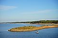 Beautiful Sardis Lake and dam. 