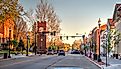 Historic downtown of Hudson, Ohio. Editorial credit: Lynne Neuman / Shutterstock.com.