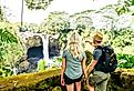 The Rainbow Falls, Hilo, Wailuku River State Park, Big Island, Hawaii.