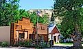 Medora, North Dakota ND US near the Badlands and Theodore Roosevelt National Park. Editorial credit: Dennis MacDonald / Shutterstock.com