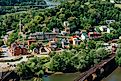 Aerial view of Harpers Ferry in West Virginia. Editorial credit: Firepphotography1 / Shutterstock.com